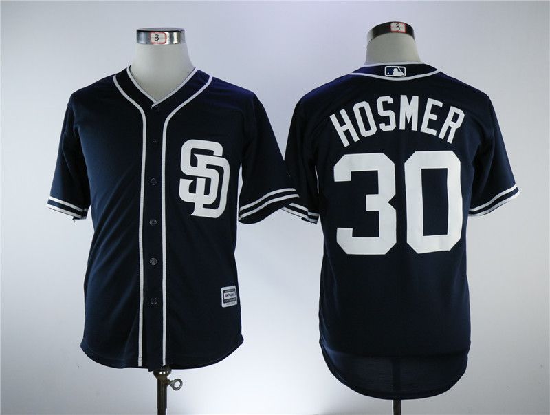 Men San Diego Padres #30 Hosmer Blue Game MLB Jerseys->houston astros->MLB Jersey